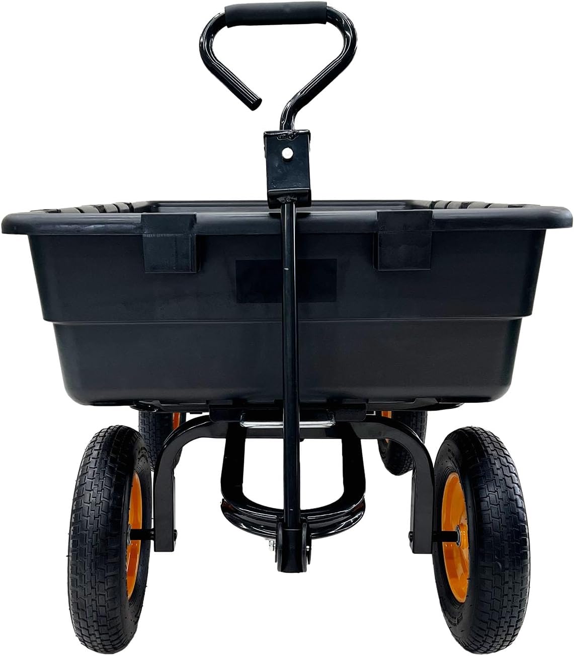 Gartenwagen 225 L – Kunststoffkarre mit 400 kg Tragkraft, großer Transportwagen für Garten & Hof